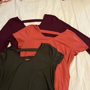 Three full moon, maternity shirts, size extra large